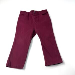 Garanimals Toddler Girls Red Jeans 24 Months Elastic Waist